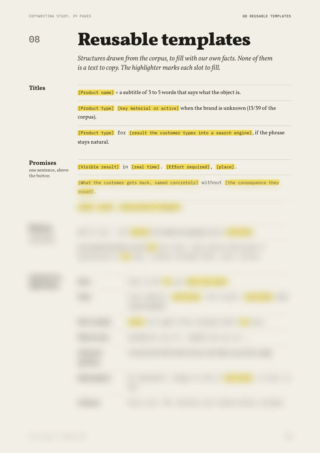 Page 20: reusable templates